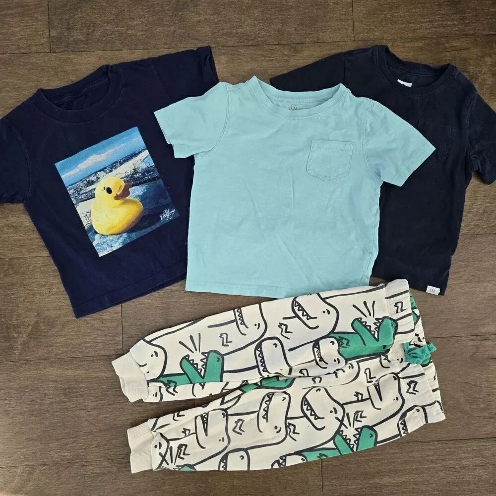 Lot Of 4 Gap H&M T-shirt Pants 2-3 T